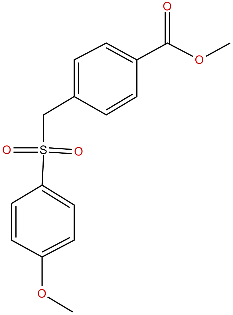 Image of methyl 4-[((4'-methoxyphenyl)sulfonyl)methyl]benzoate