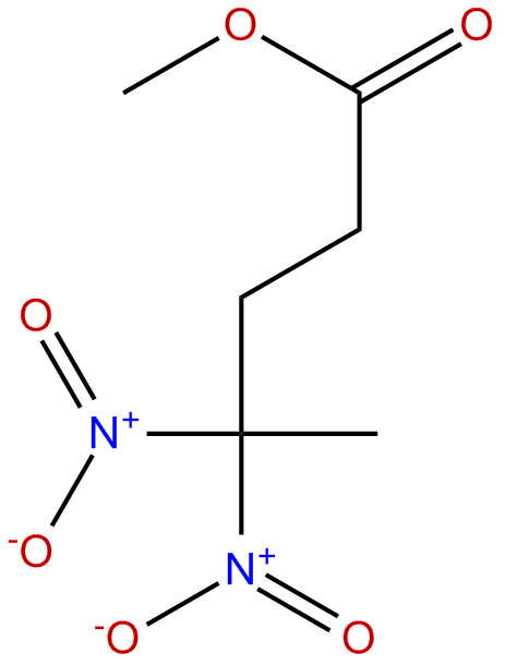 Image of methyl 4,4-dinitropentanoate