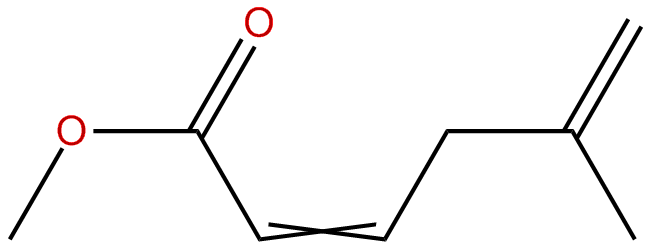Image of methyl 5-methyl-2,5-hexadienoate