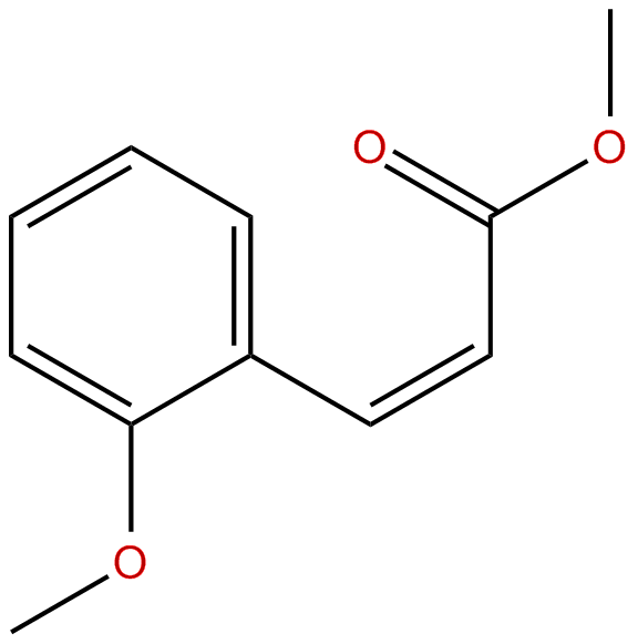 Image of methyl cis-3-(2-methoxyphenyl)propenoate