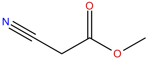 Image of methyl cyanoethanoate