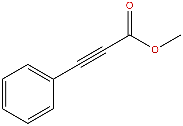 Image of methyl phenylpropynoate