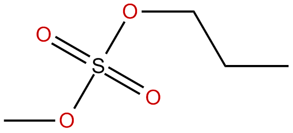 Image of methyl propyl sulfate