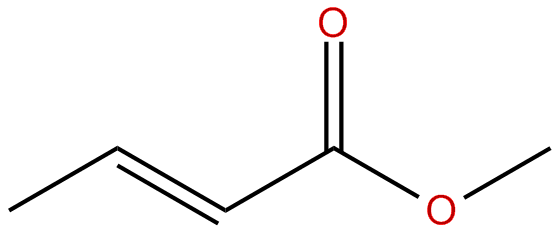 Image of methyl trans-2-butenoate