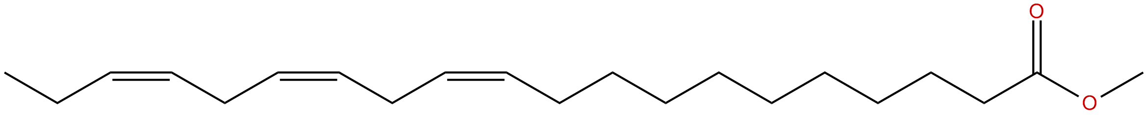 Image of methyl Z,Z,Z 11,14,17-eicosatrieneoate