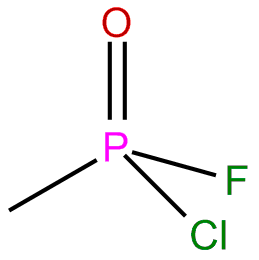 Image of methylphosphonic chloride fluoride