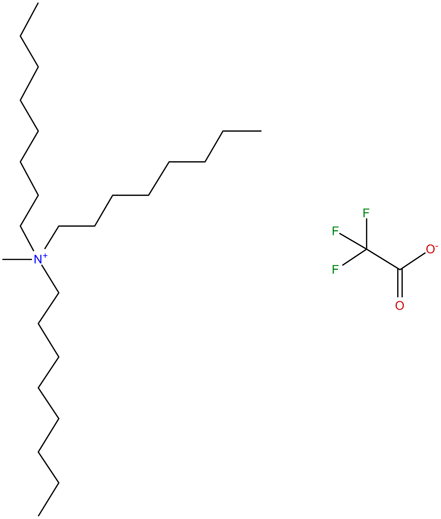 Image of methyltrioctylammonium trifluoroacetate