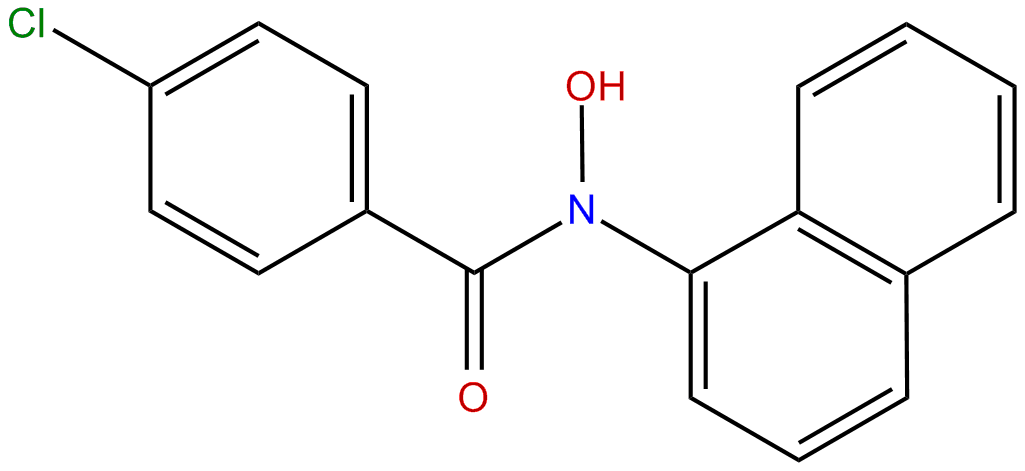 Image of N-1-naphthyl-p-chlorobenzohydroxamic acid