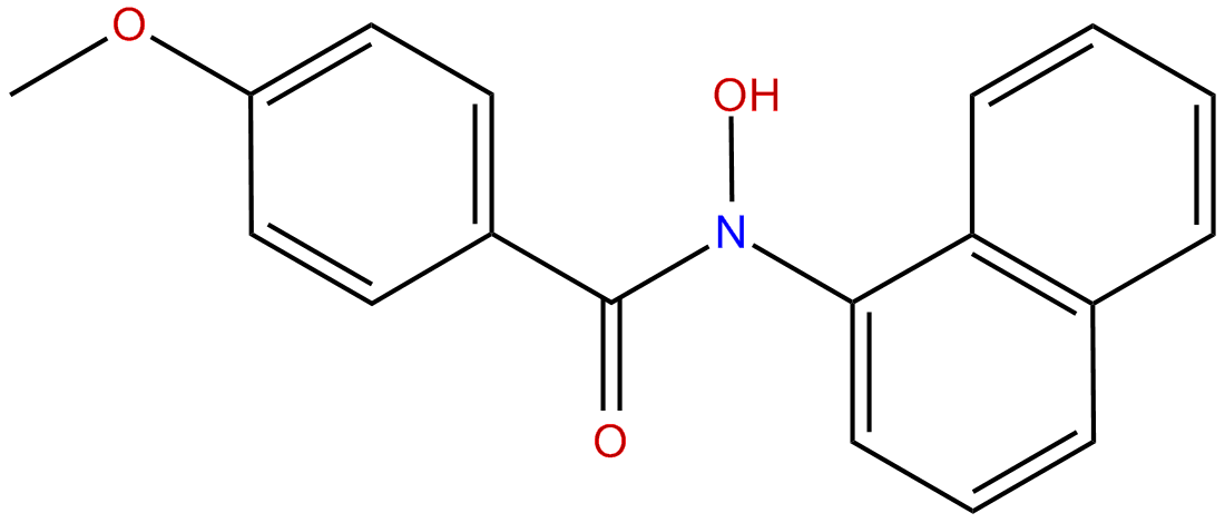 Image of N-1-naphthyl-p-methoxybenzohydroxamic acid