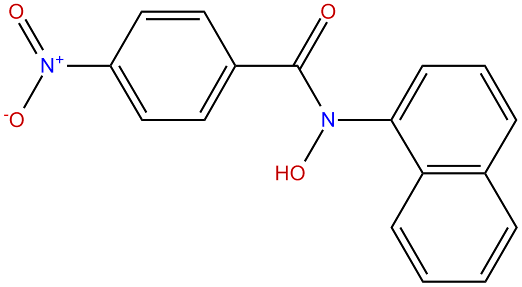 Image of N-1-naphthyl-p-nitrobenzohydroxamic acid