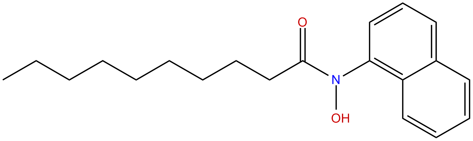 Image of N-1-naphthylcaprihydroxamic acid