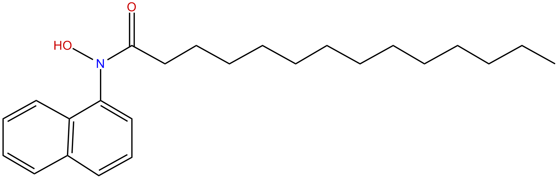 Image of N-1-naphthylmyristohydroxamic acid
