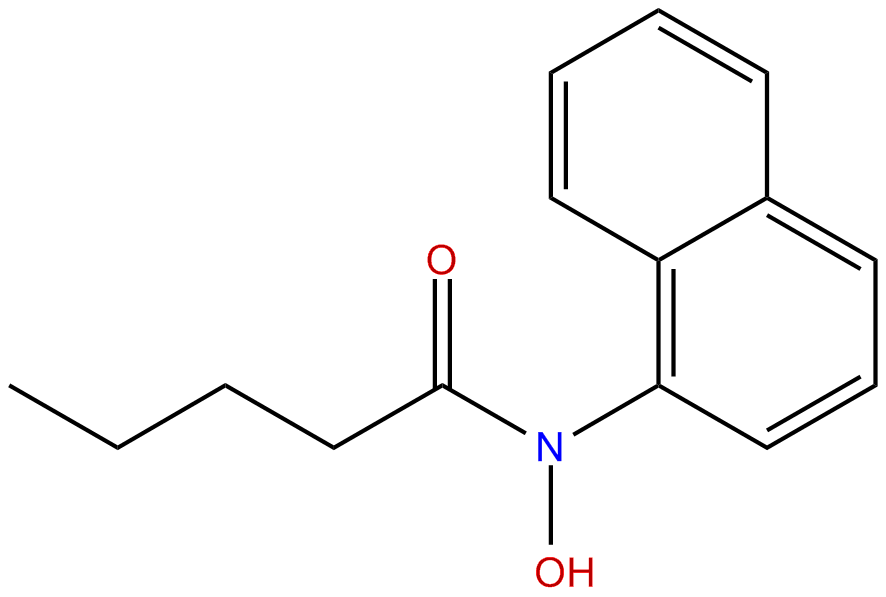 Image of N-1-naphthylvalerohydroxamic acid