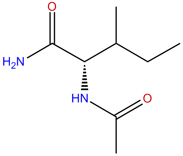 Image of N-acetyl-L-isoleucinamide