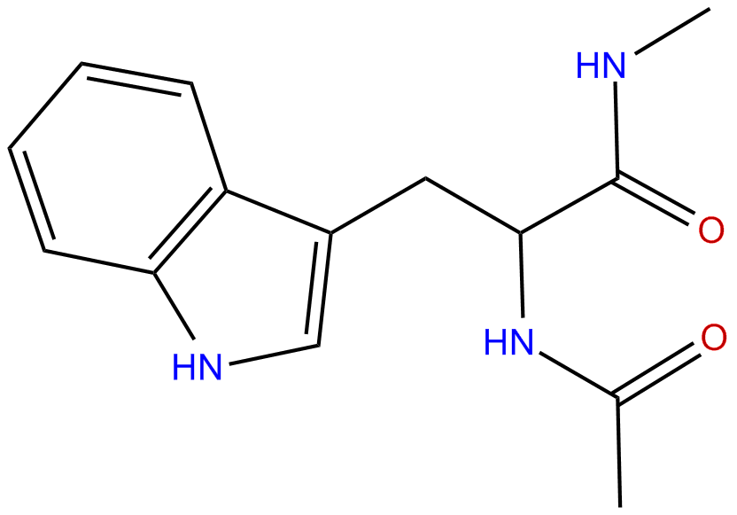 Image of N-acetyl-N'-methyl-L-alpha-tryptophanamide