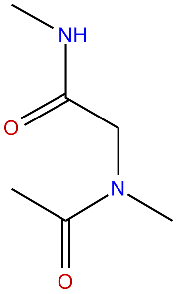 Image of N-acetyl-N'-methyl-sarcosinamide