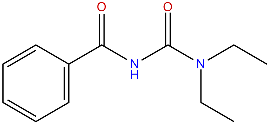 Image of N-Benzoly-N',N'-diethylurea
