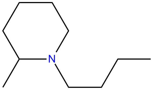 Image of N-butyl-2-methylpiperidine