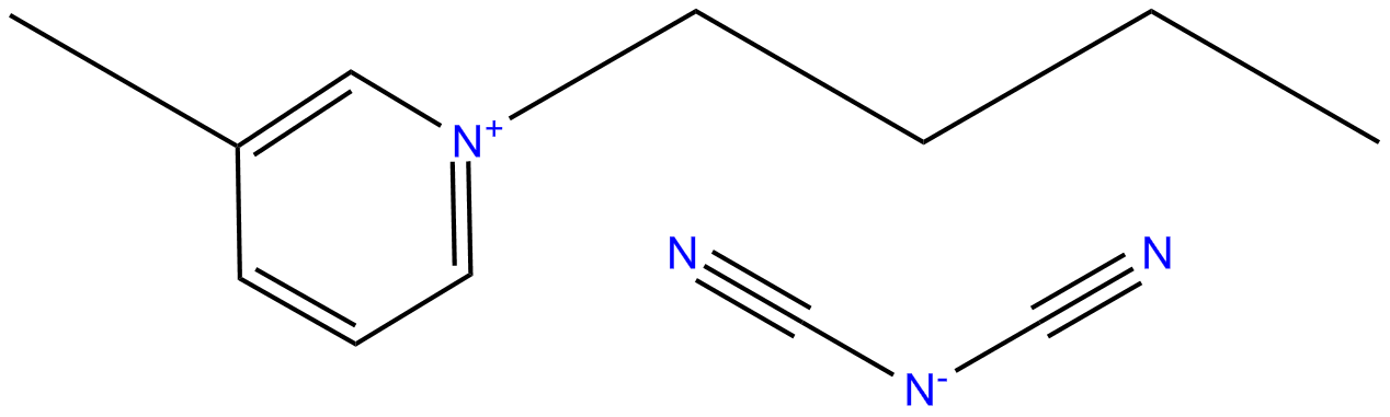 Image of N-butyl-3-methylpyridinium dicyanamide