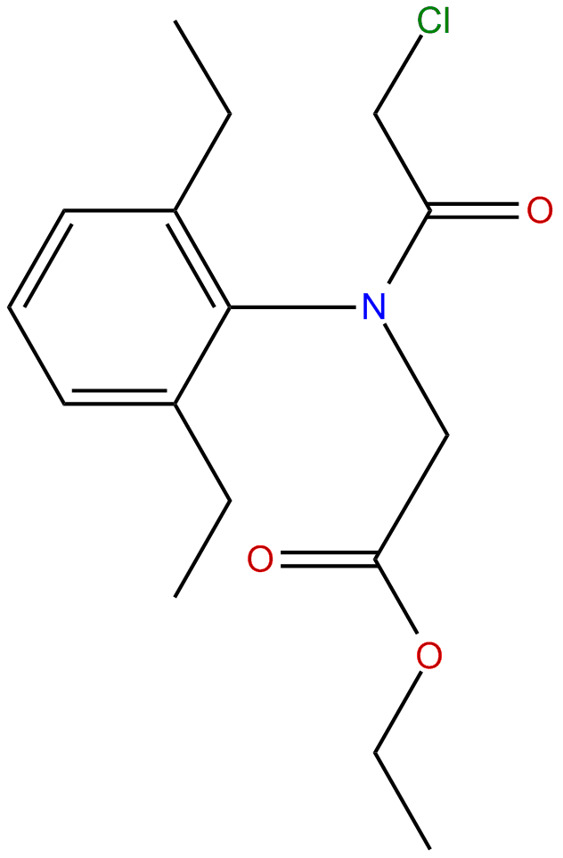 Image of N-chloroacetyl-N-(2,6-diethylphenyl)glycine ethylester