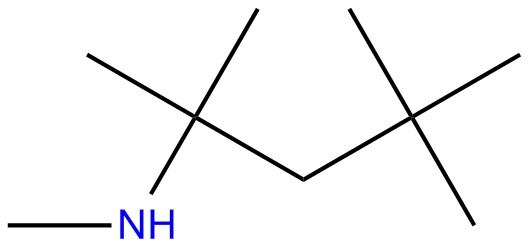 Image of N-methyl-1,1,3,3-tetramethylbutylamine
