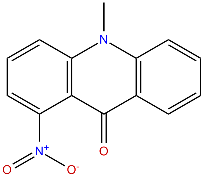 Image of N-methyl-9-nitroacridone