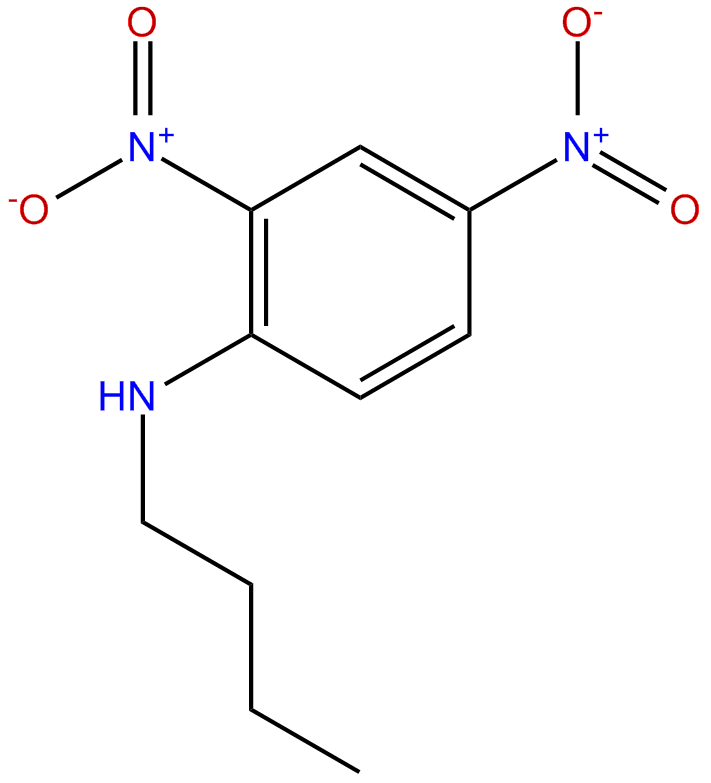 Image of N-n-butyl-2,4-dinitroaniline