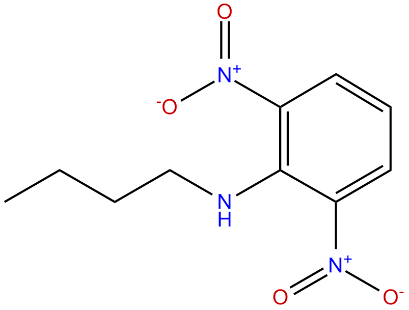 Image of N-n-butyl-2,6-dinitroaniline