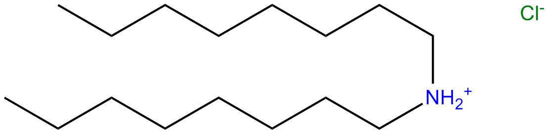 Image of N-octyl-1-octaminium hydrochloride