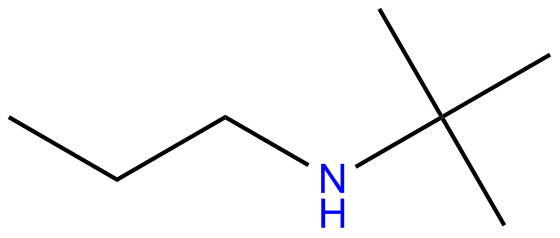 Image of N-propyl-1,1-dimethylethylamine