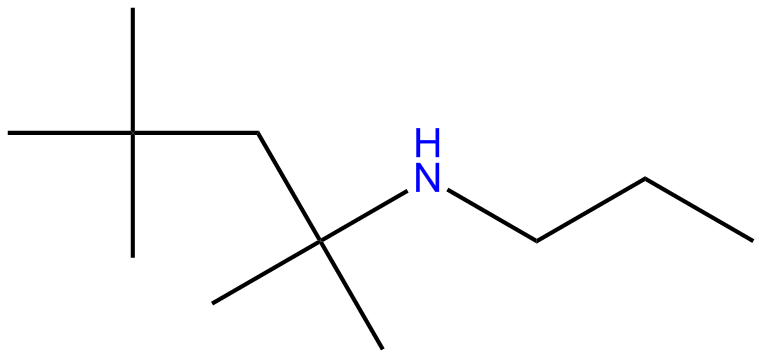 Image of N-propyl-1,1,3,3-tetramethylbutylamine