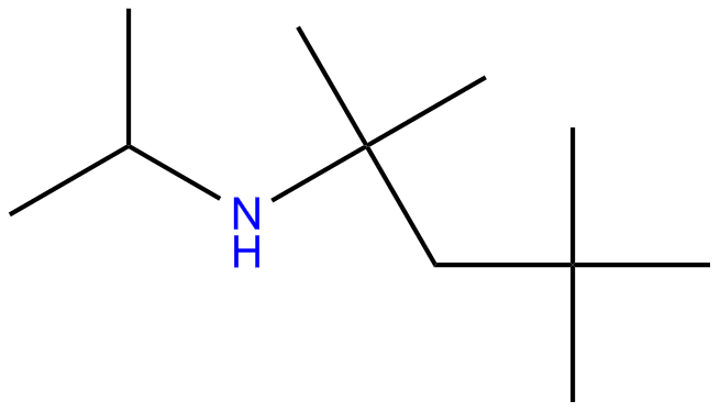Image of N-(1-methylethyl)-1,1,3,3-tetramethylbutylamine