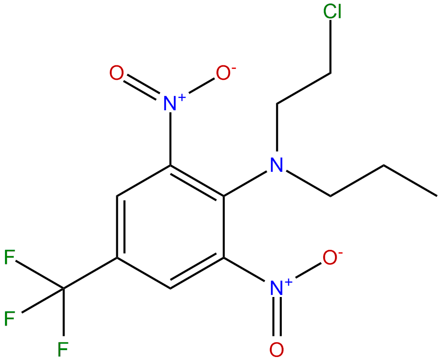 Image of N-(2-chloroethyl)-2,6-dinitro-N-propyl-4-(trifluoromethyl)benzenamine