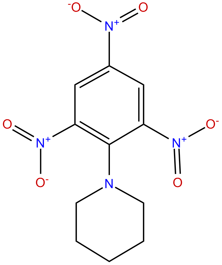 Image of N-(2,4,6-trinitrophenyl)piperidine