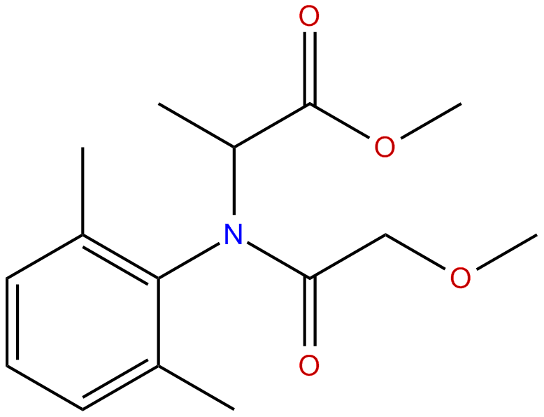 Image of N-(2,6-dimethylphenyl)-N-(methoxyacetyl)-DL-alanine methyl ester