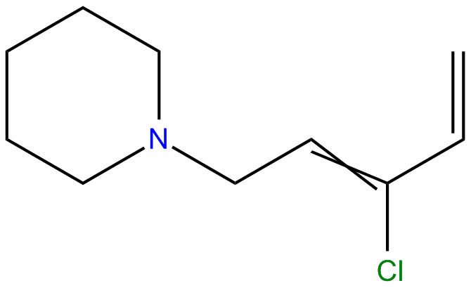 Image of N-(3-chloro-2,4-pentadienyl)piperidine