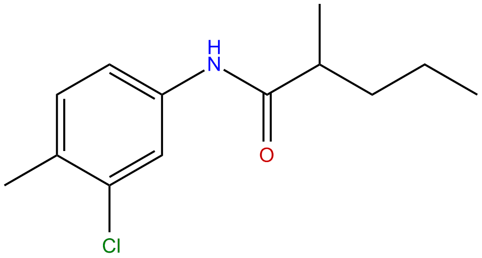 Image of N-(3-chloro-4-methylphenyl)-2-methylpentanamide