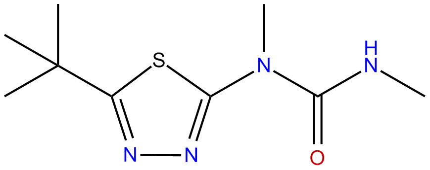 Image of N-[5-(1,1-dimethylethyl)-1,3,4-thiadiazol-2-yl]-N,N'-dimethylurea