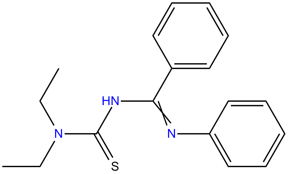 Image of N-(diethylaminothiocarbonyl)-N'-phenylbenzamidine