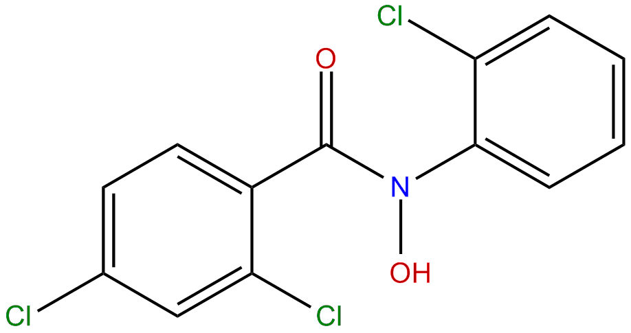 Image of N-(o-chlorophenyl)-2,4-dichlorobenzohydroxamic acid
