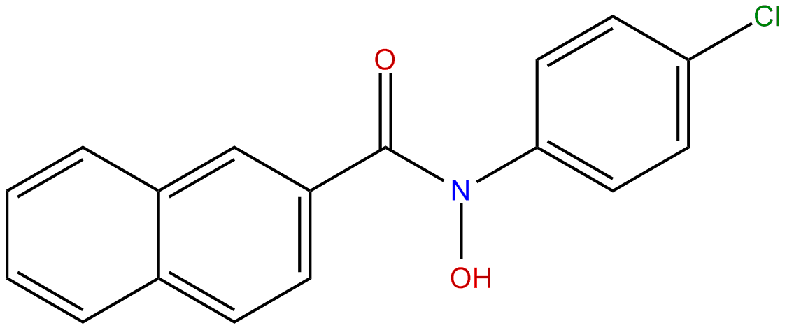 Image of N-(p-chlorophenyl)-2-naphthohydroxamic acid