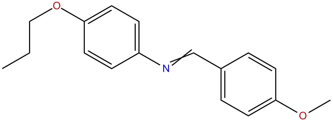 Image of N-[(4-methoxyphenyl)methylene]-4-propoxybenzenamine
