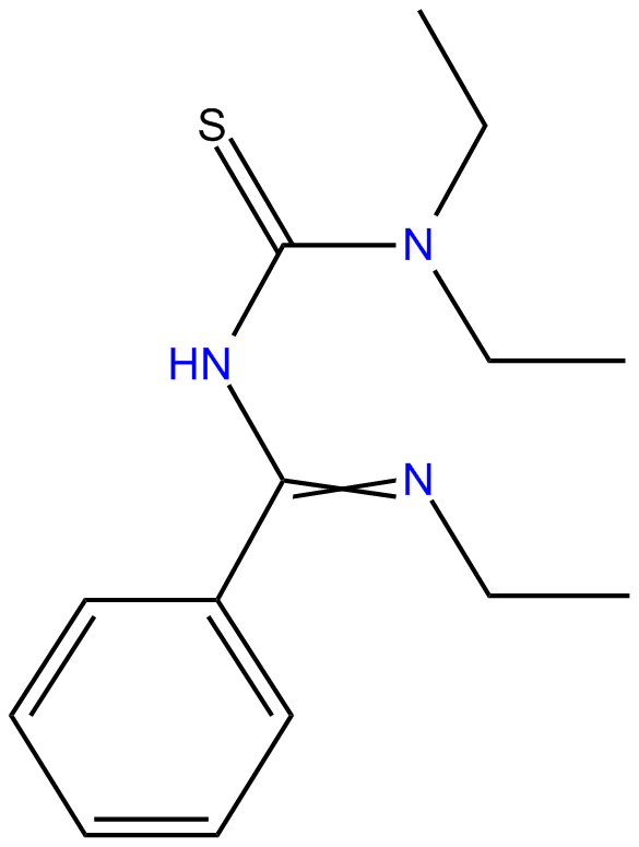 Image of N-[(diethylamino)thioxomethyl]-N'-ethyl-benzenecarboximidamide
