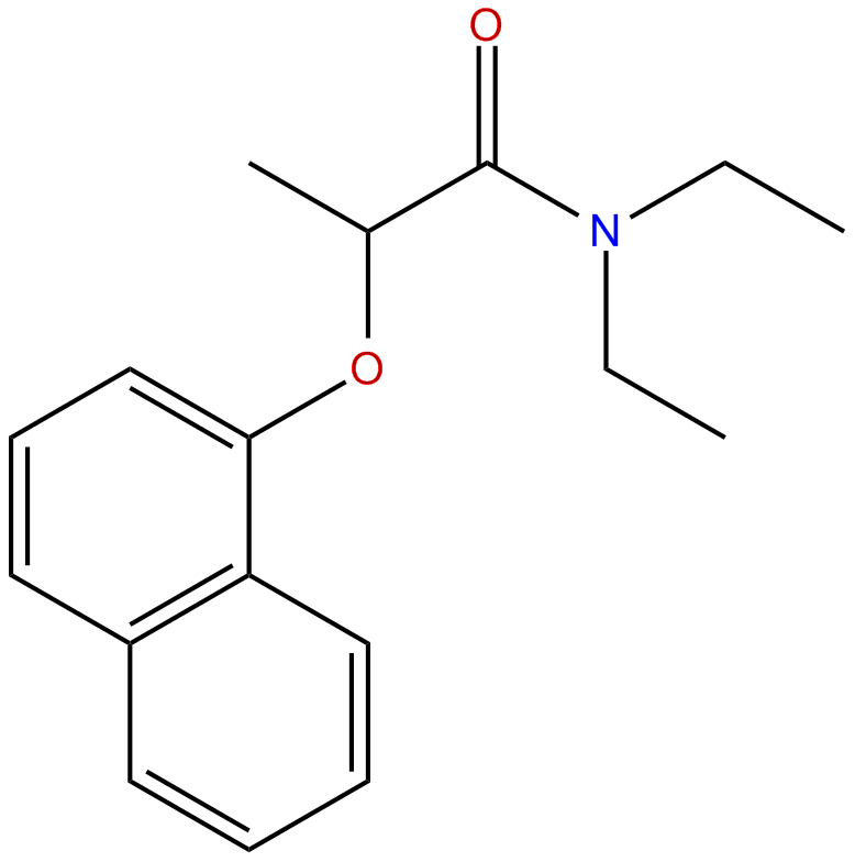 Image of N,N-diethyl-2-(1-naphthyloxy)propionamide