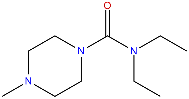 Image of N,N-diethyl-4-methyl-1-piperazinecarboxamide