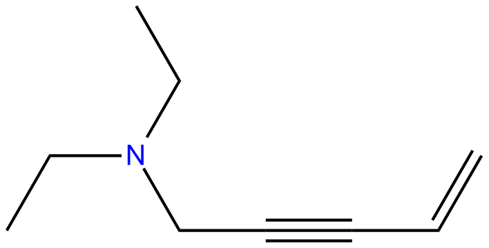 Image of N,N-diethylpent-2-yn-4-enamine