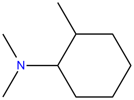 Image of N,N,2-trimethylcyclohexylamine