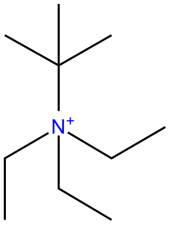 Image of N,N,N-triethyl-2-methyl-2-propanaminium
