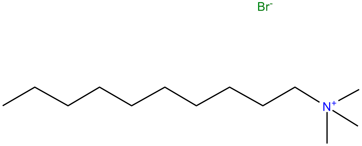 Image of N,N,N-trimethyl-1-decanaminium bromide