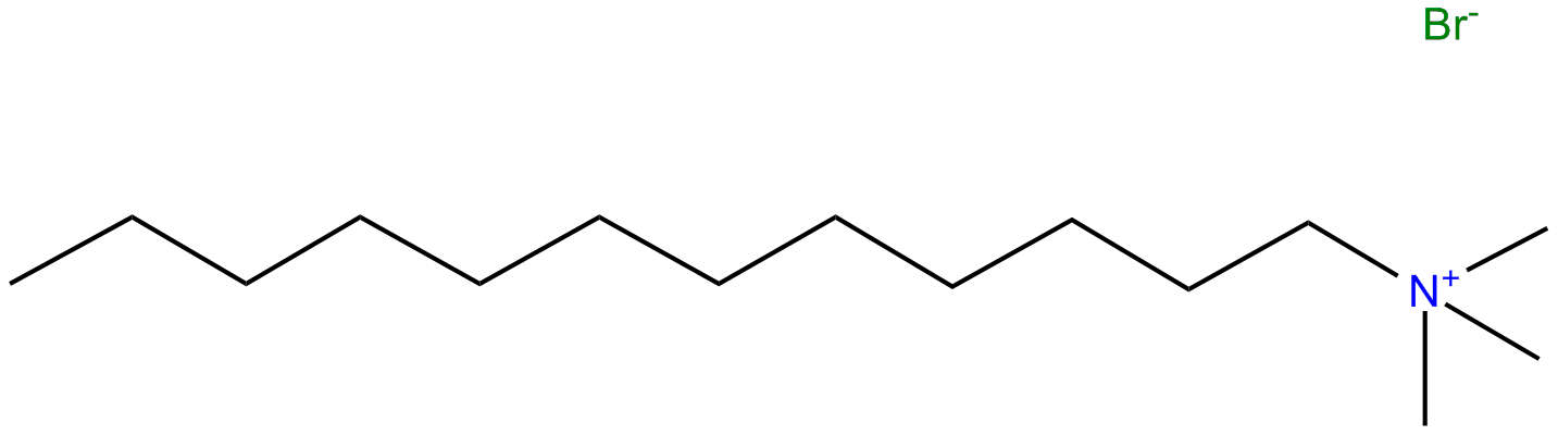 Image of N,N,N-trimethyl-1-dodecanaminium bromide